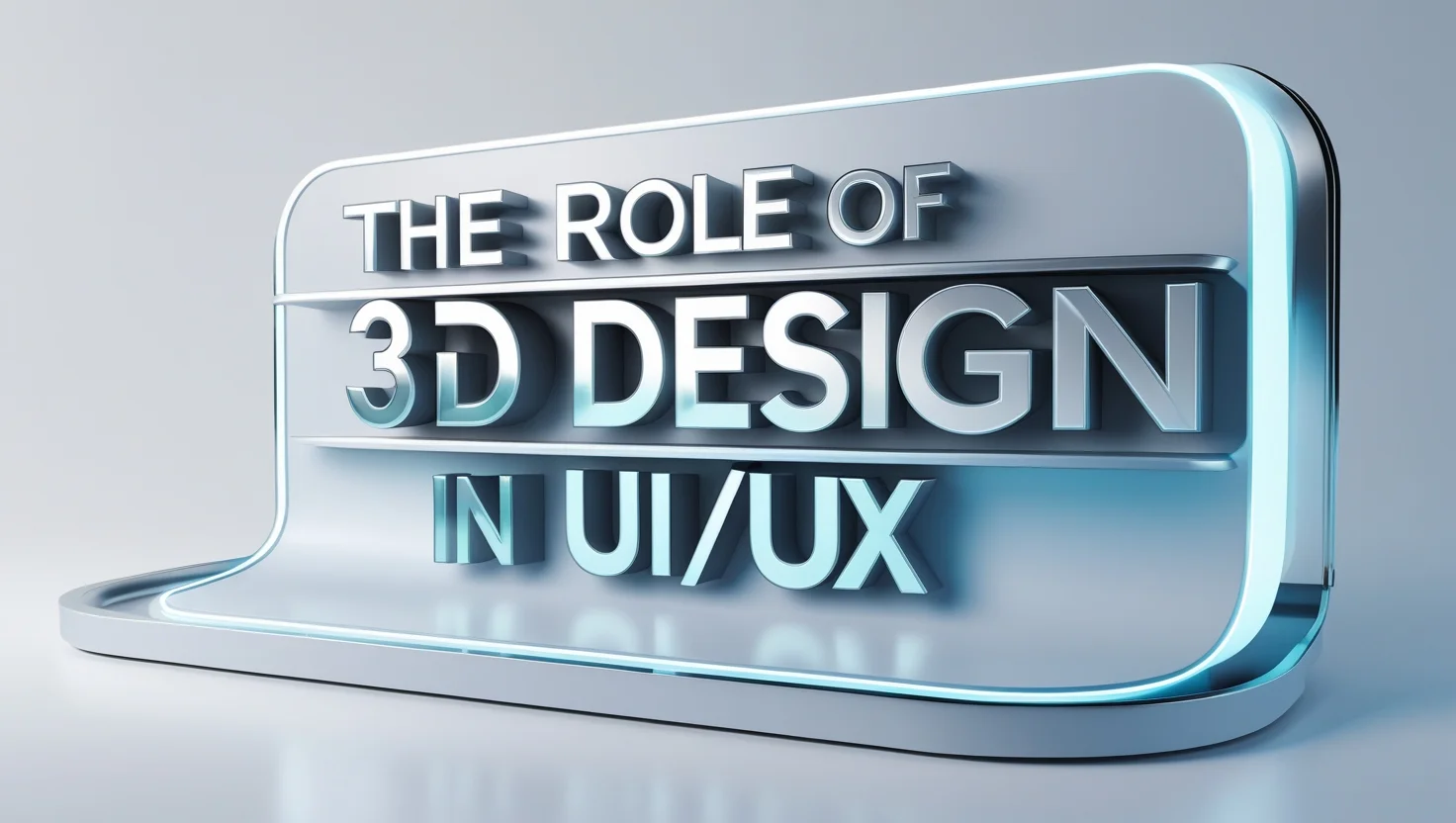 The Role of 3D Design in UI/UX